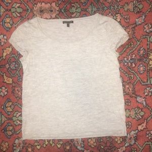 Eileen Fisher Cashmere Gray T-shirt, Small